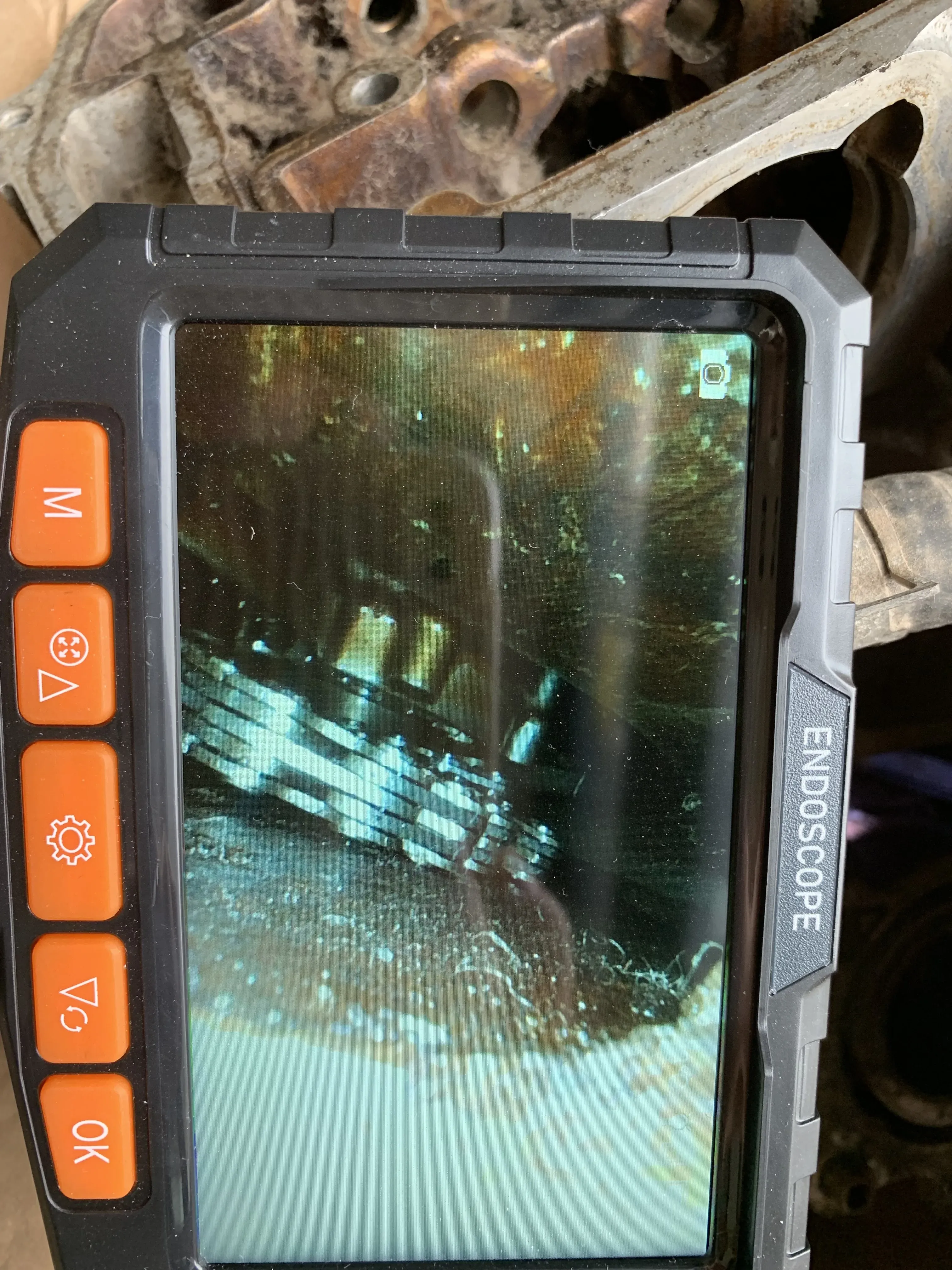 C50 customer review media from an industrial inspection job