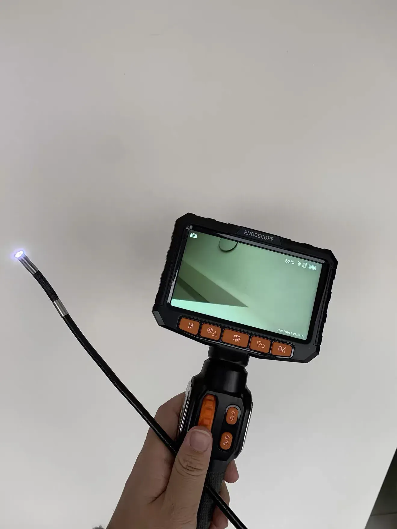 C50 customer review media from an industrial inspection job