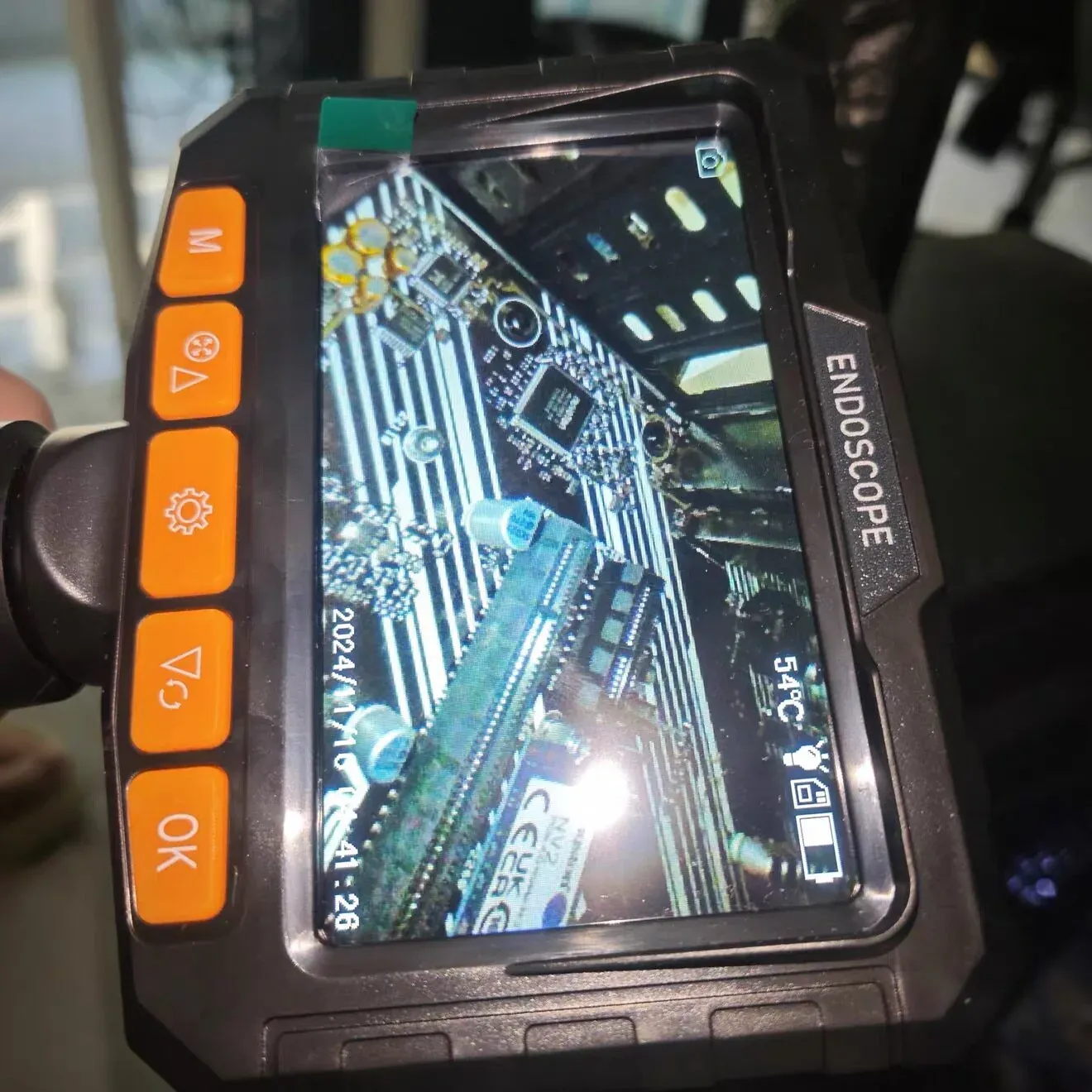 C50 customer review media from an industrial inspection job