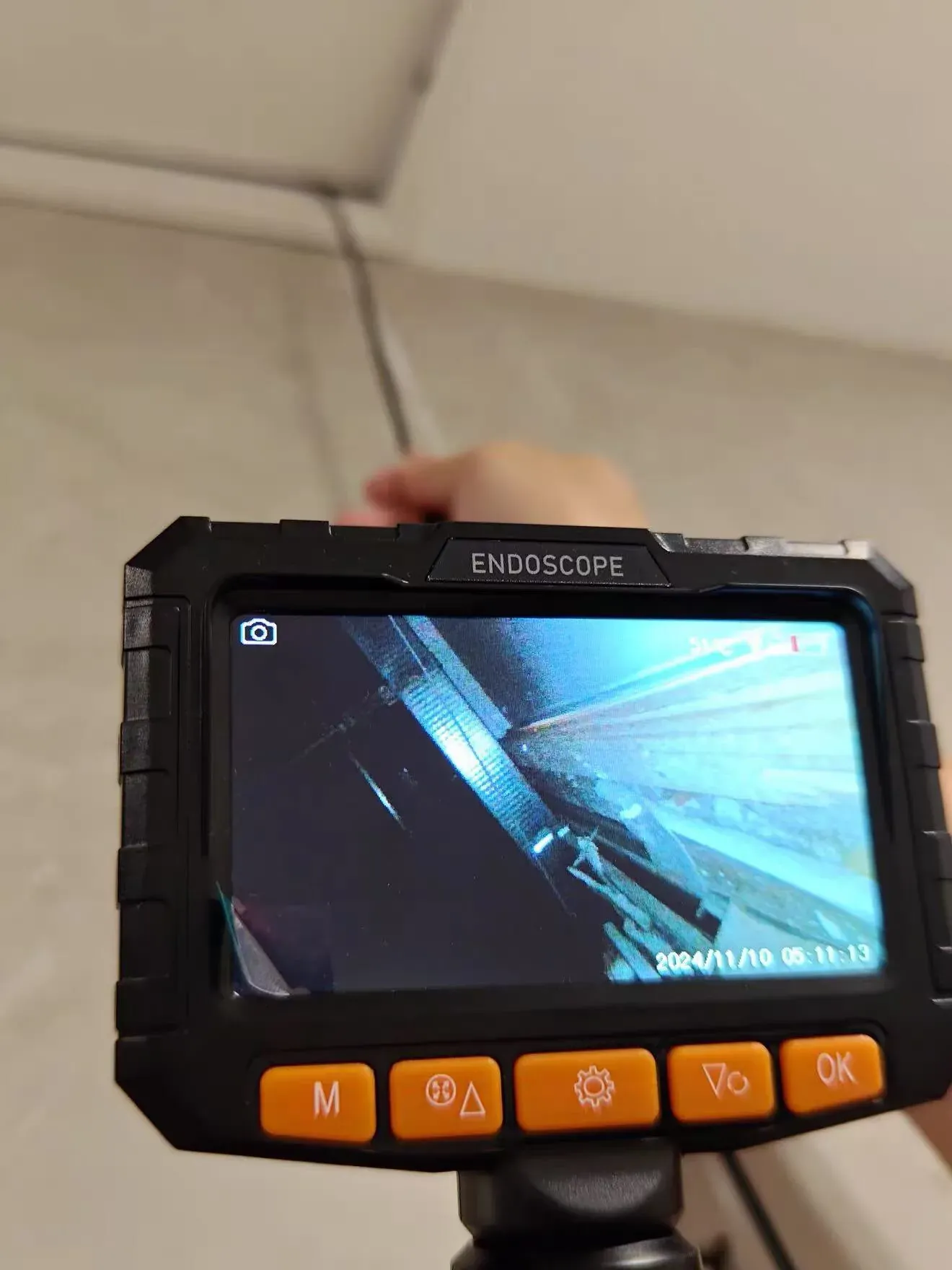 C50 customer review media from an industrial inspection job