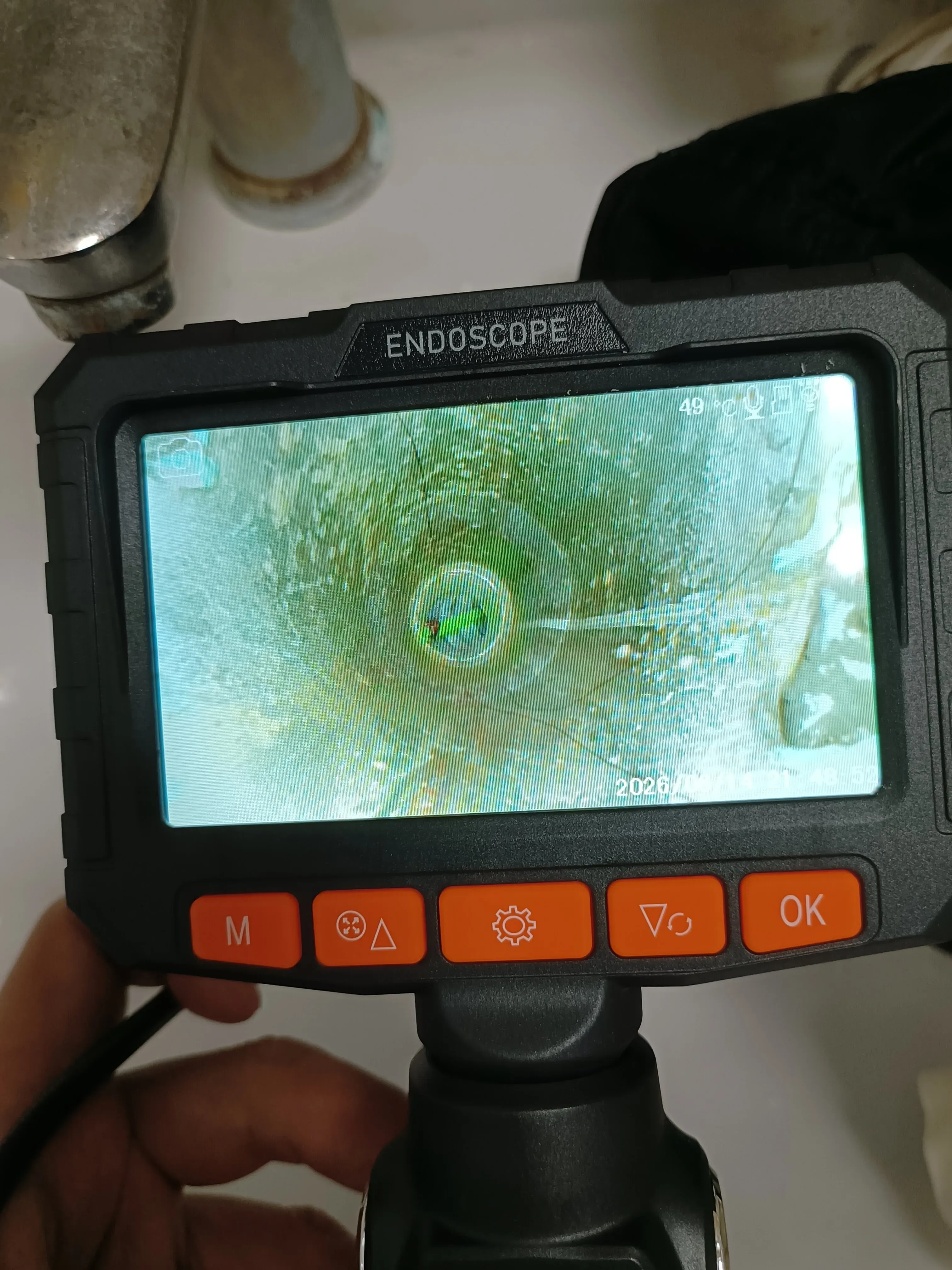 C50 customer review media from an industrial inspection job
