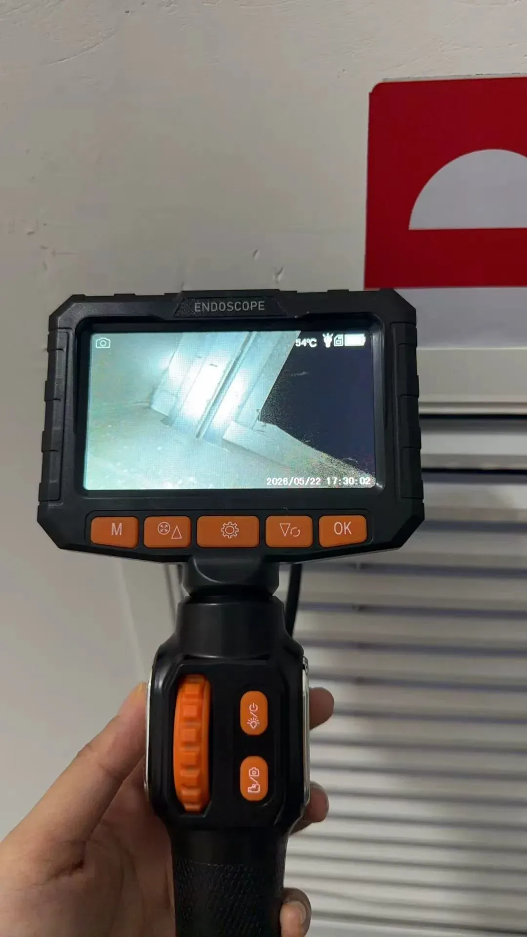 C50 customer review media from an industrial inspection job