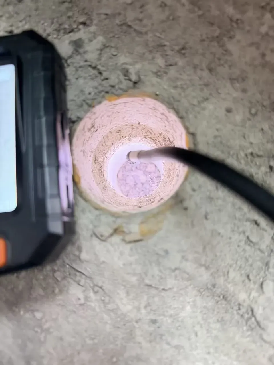 C50 customer review media from an industrial inspection job