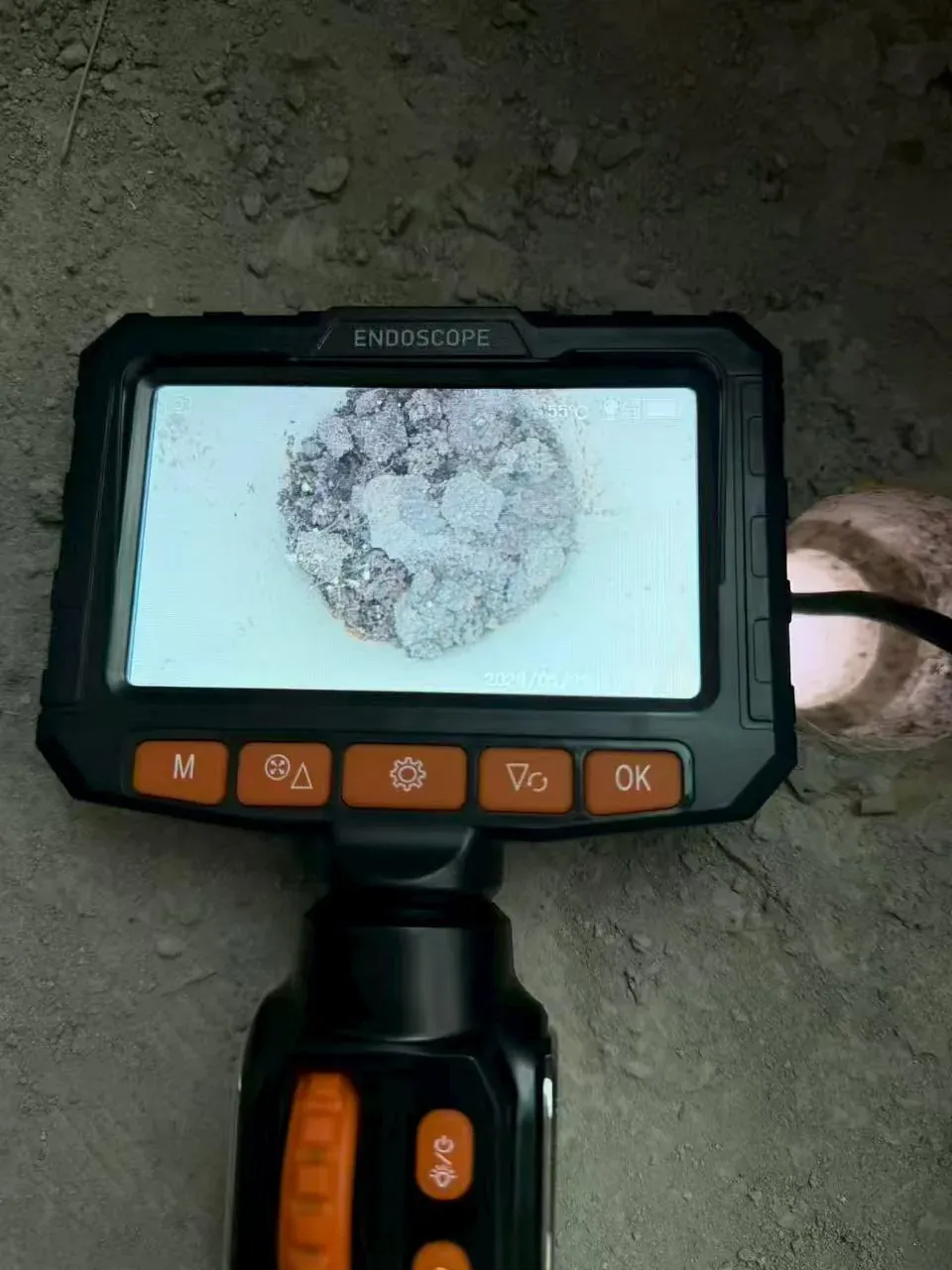 C50 customer review media from an industrial inspection job