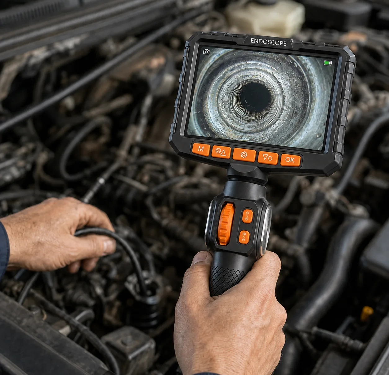 Mekrivo C50 industrial inspection camera used for machinery and automotive inspection
