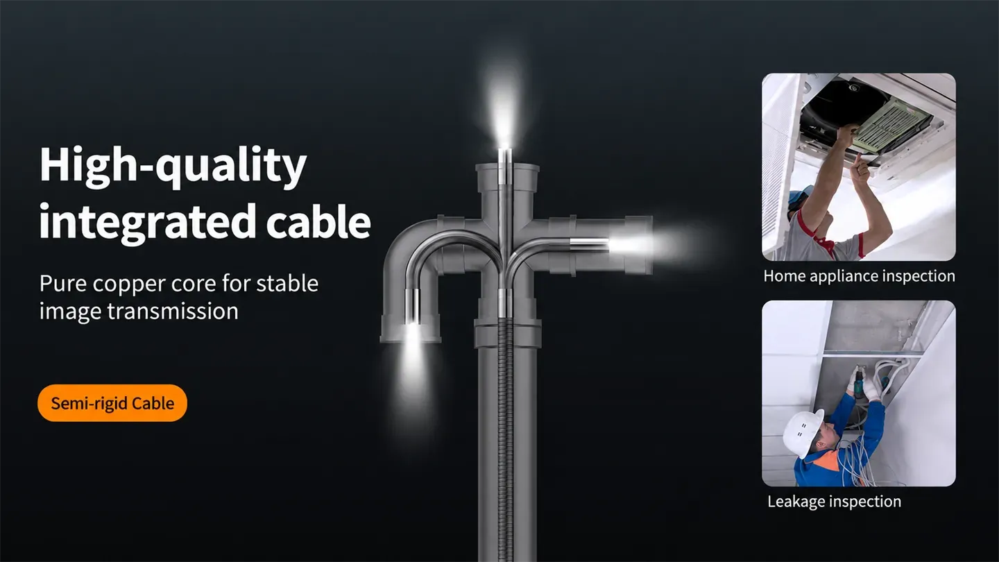 P91 semi-rigid integrated cable