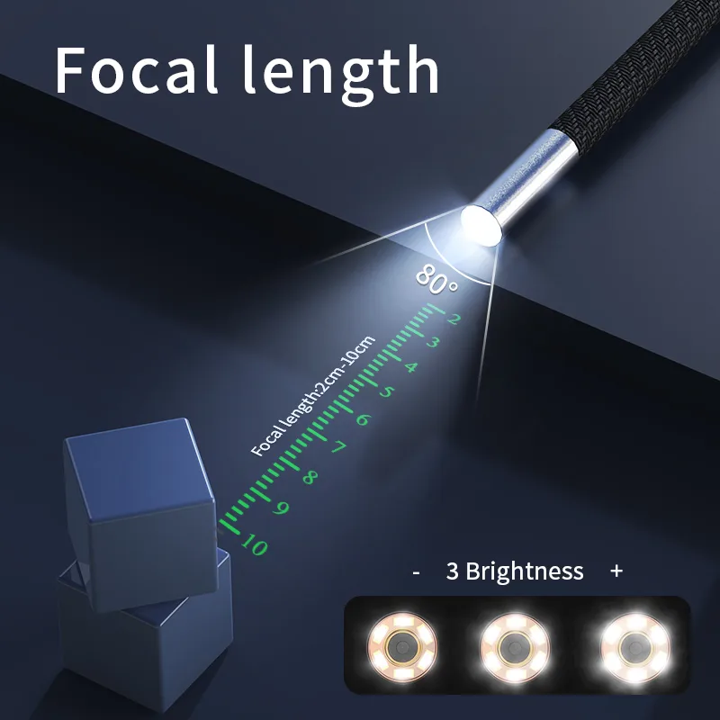 Mekrivo P91 focal range and adjustable LED lighting