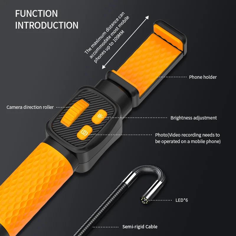 Mekrivo P91 control handle and semi-rigid cable overview