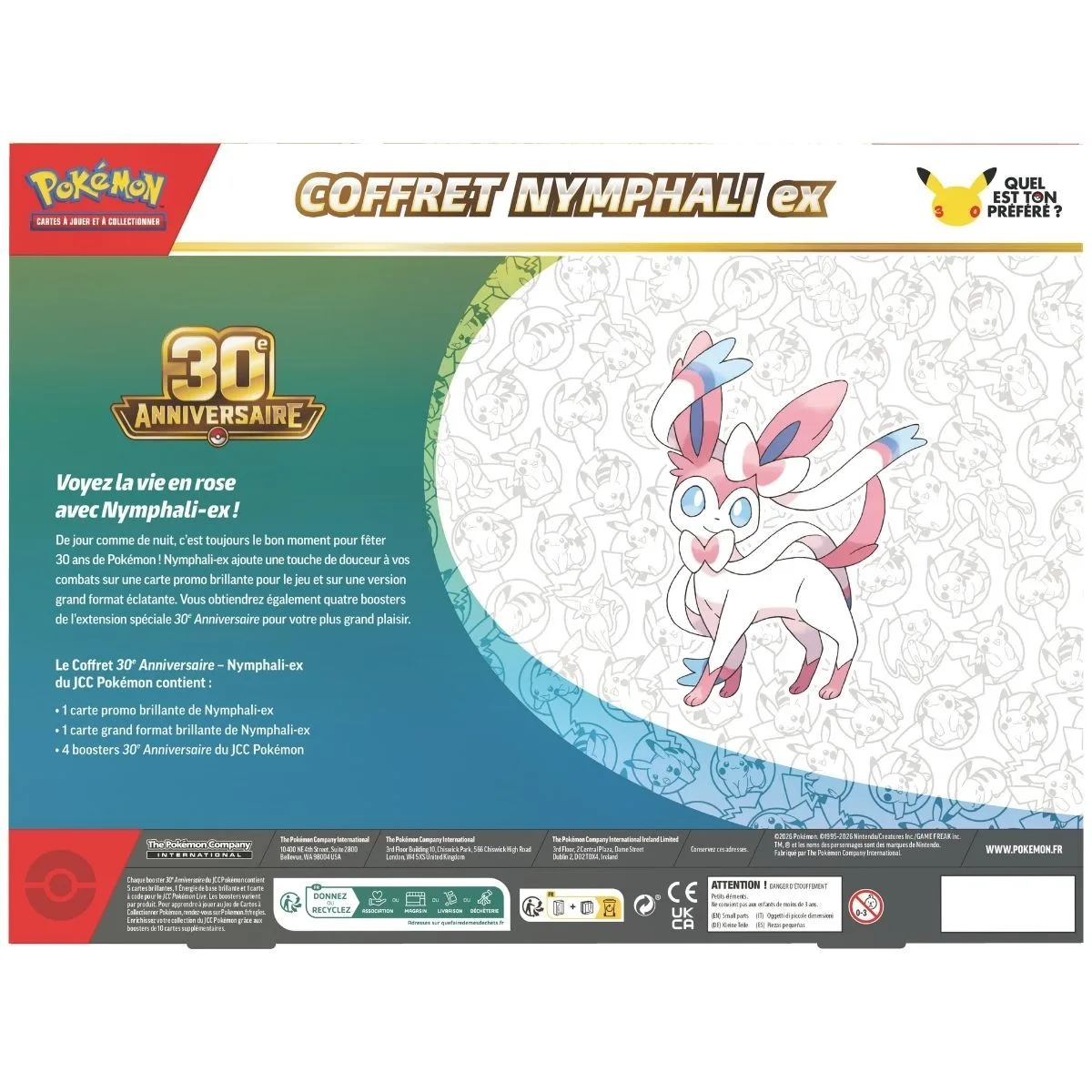 Coffret Nymphali-ex - 30e Anniversaire