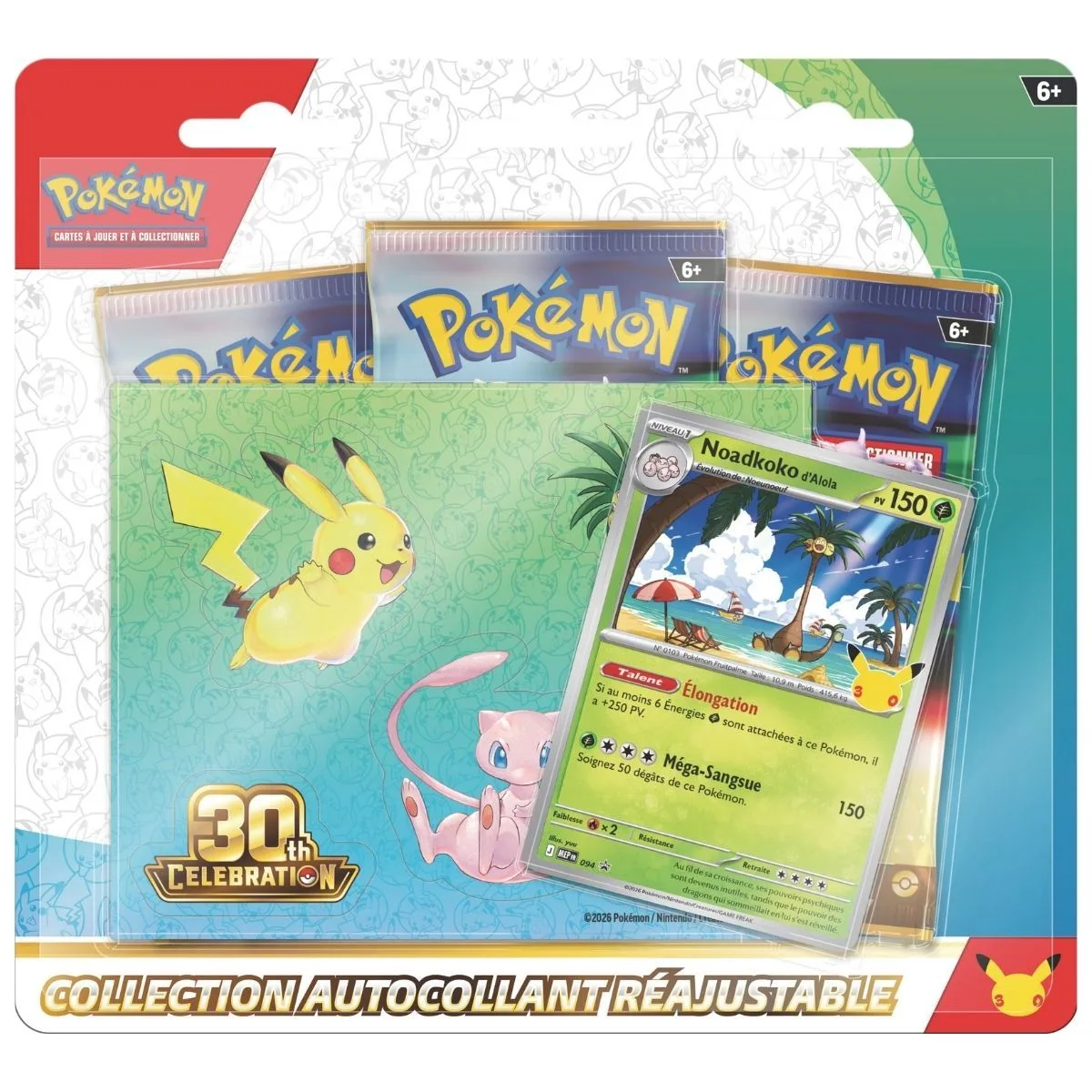Lot de 2 Tripacks Collection Autocollant - 30e Anniversaire