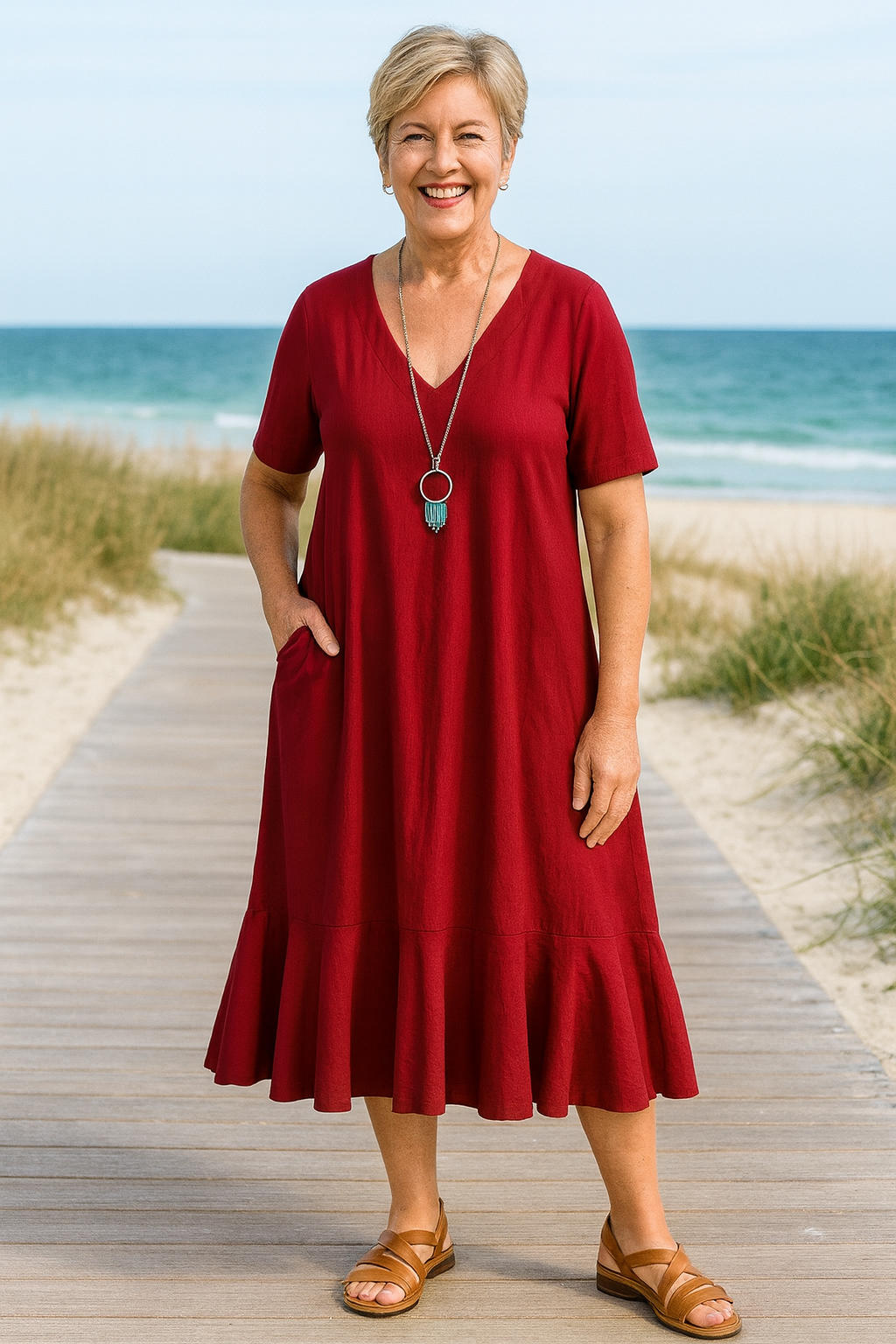 Sabrina | Midi Dress