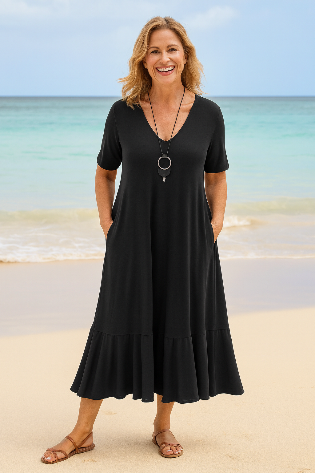 Sabrina | Midi Dress