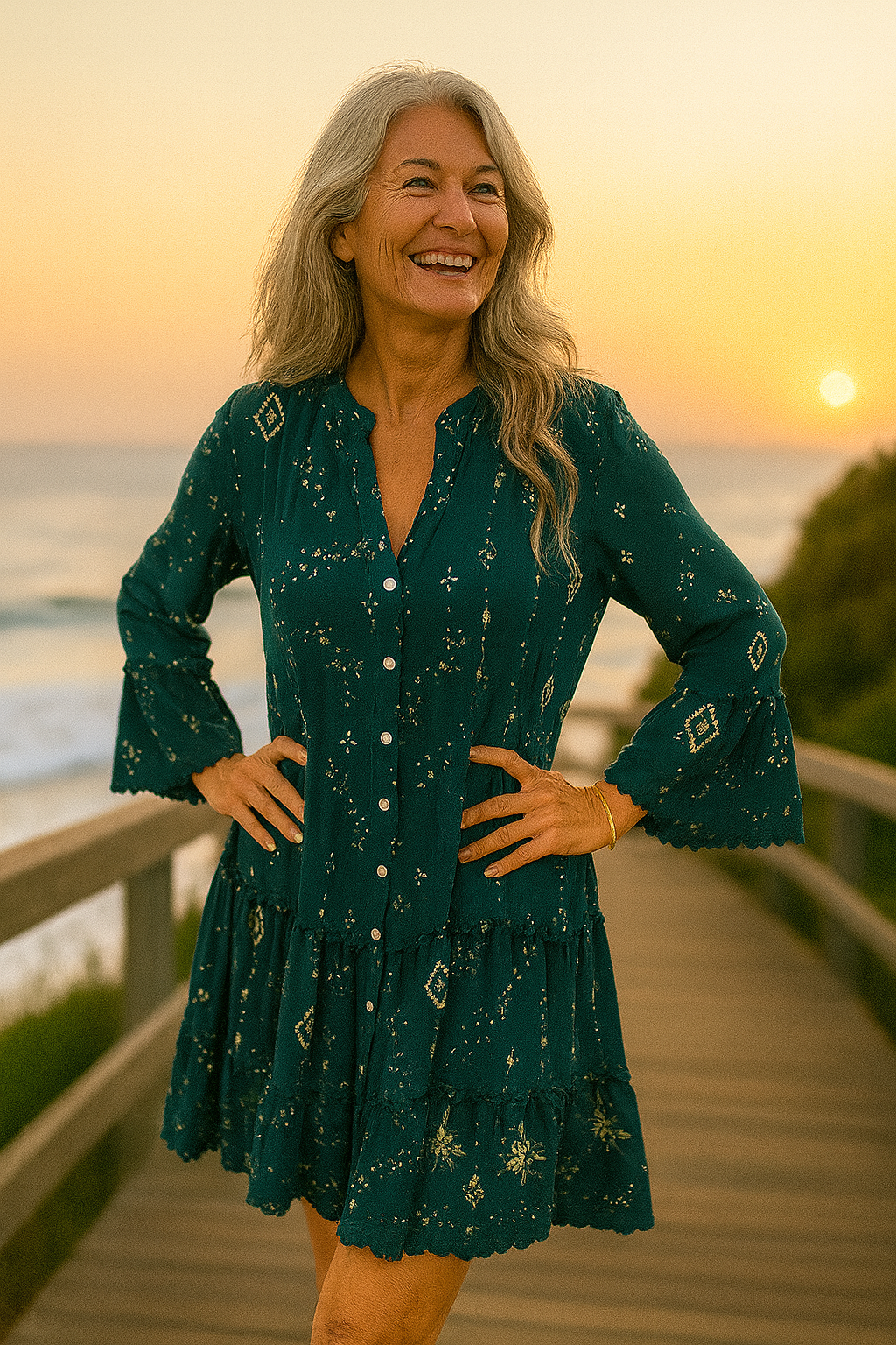 Boho Midi Dress