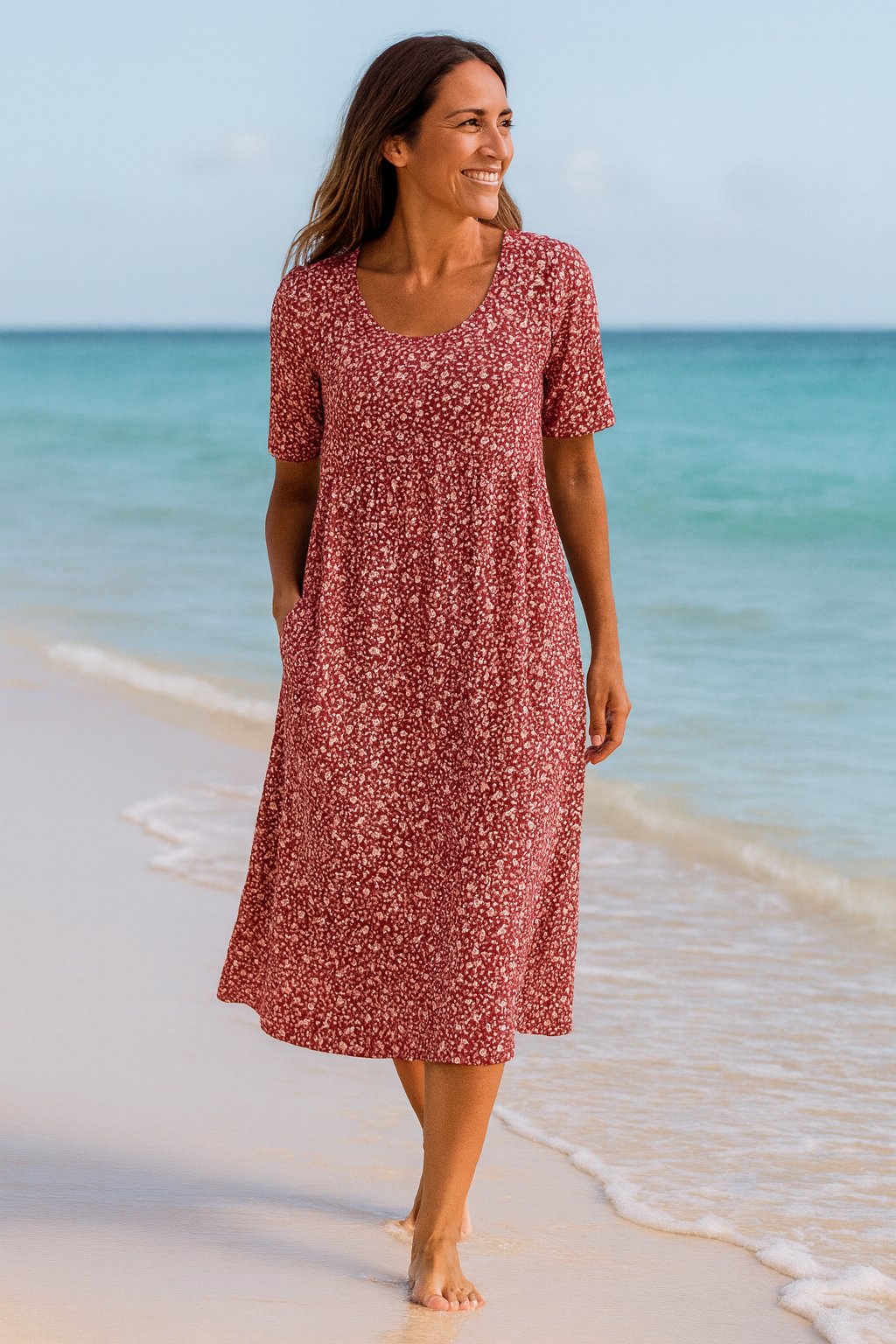 Celeste | Floral Midi Dress