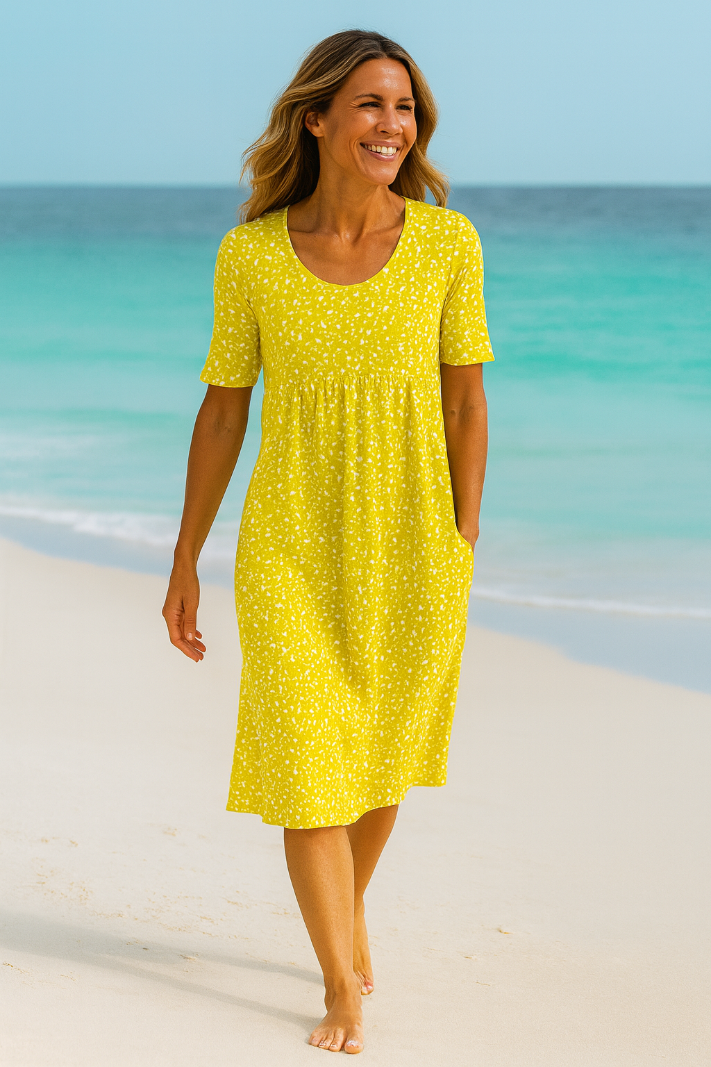 Celeste | Floral Midi Dress