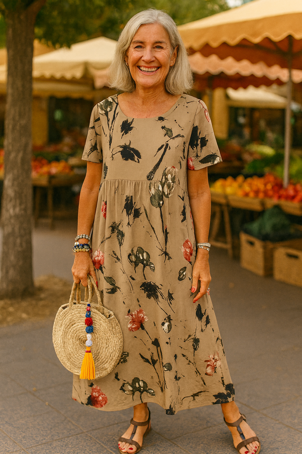 Rhea | Floral Maxi Dress