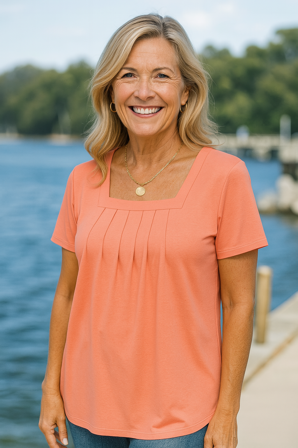 Maris | Pleated Comfort Top