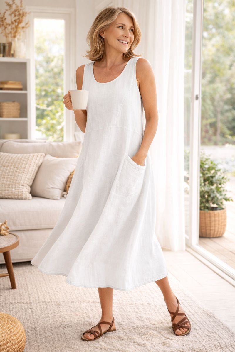 Maris | Cotton Pocket Dress