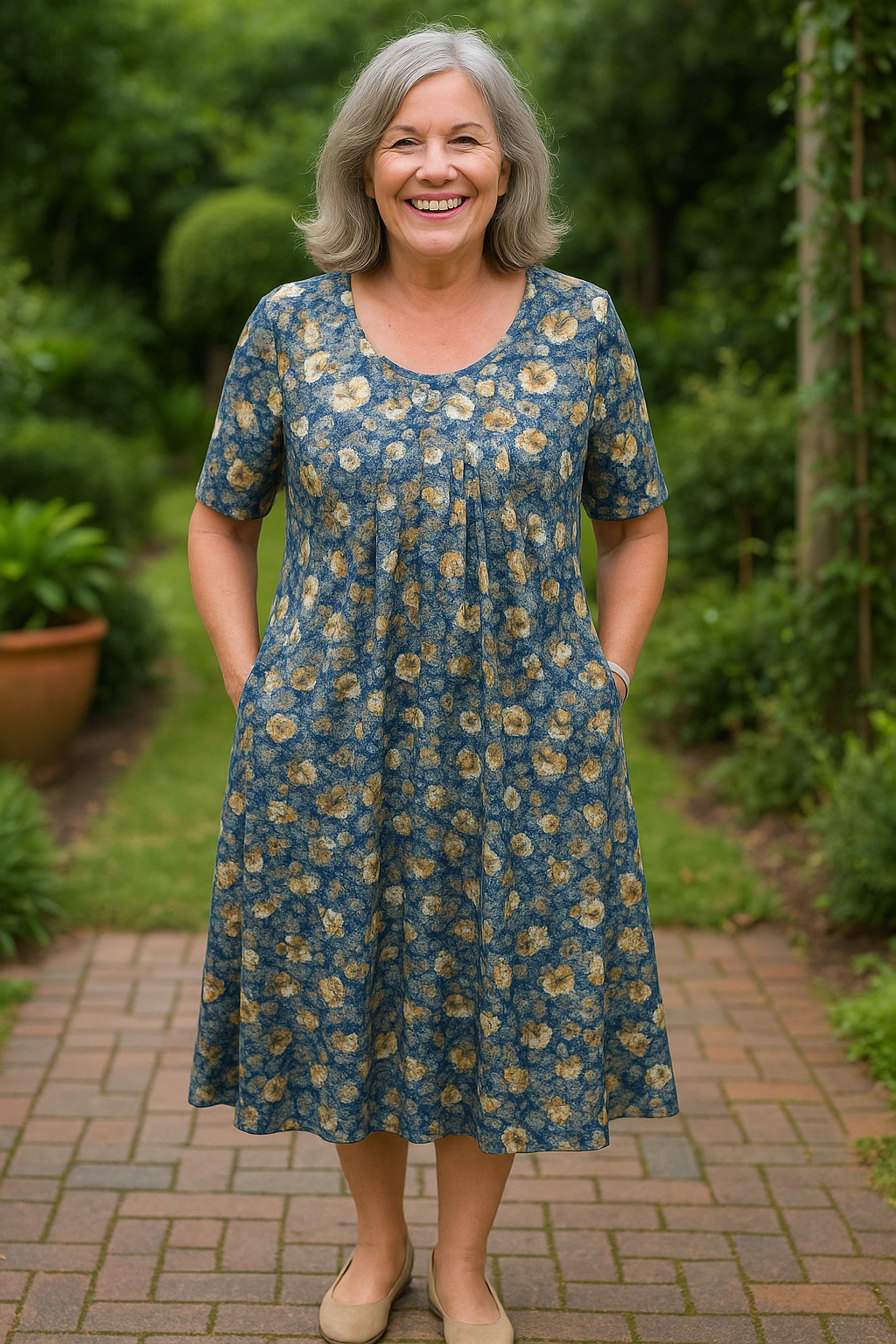 Cassandra | Elegant Tummy-friendly Dress