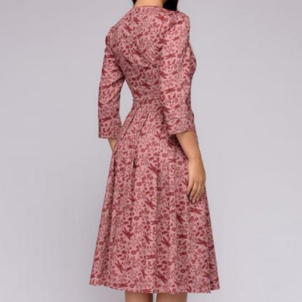 Elowen | Floral Midi Dress