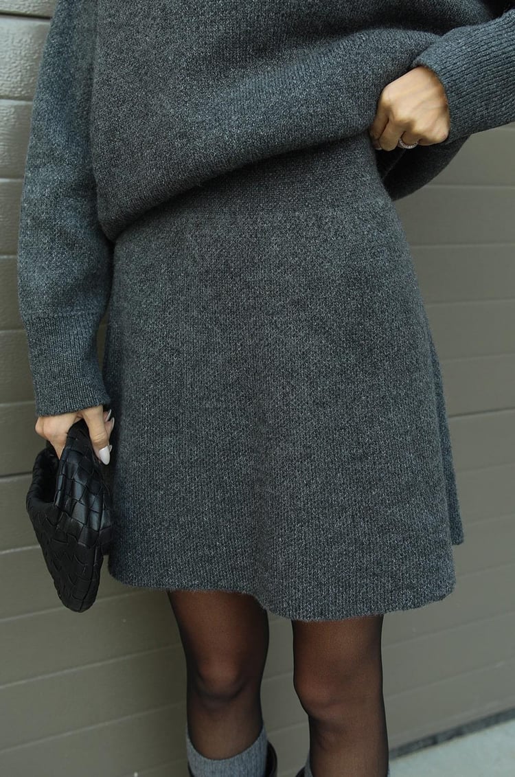 Lilith | Cozy Sweater Skirt