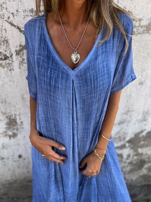 Allegra | Linen Midi Dress
