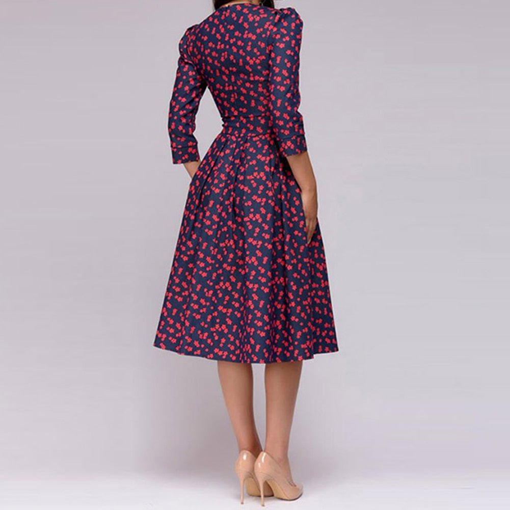 Elowen | Floral Midi Dress