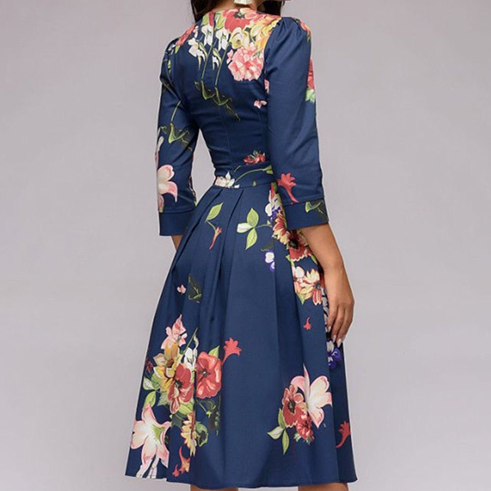 Elowen | Floral Midi Dress