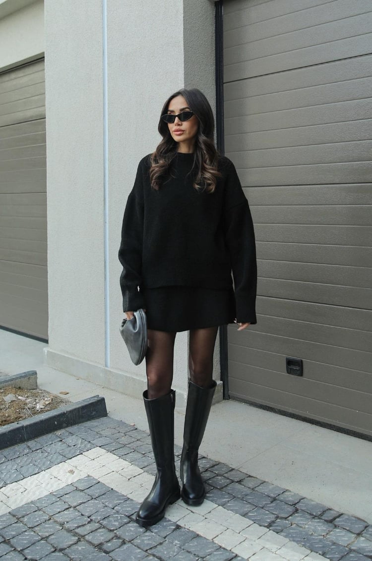 Lilith | Cozy Sweater Skirt