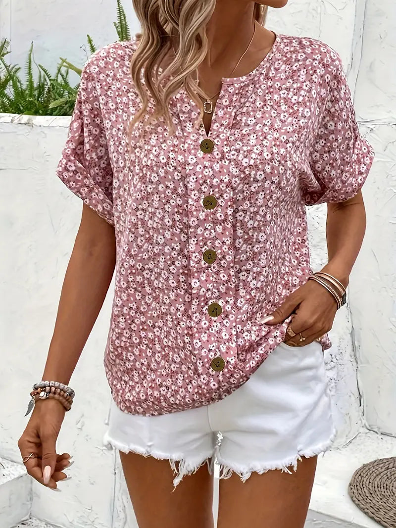 Isolde | Casual Button-Up Blouse