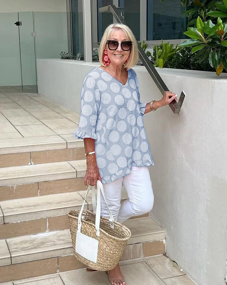 Marina | V-Neck Blouse