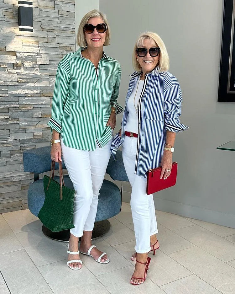 Margot | Striped Blouse