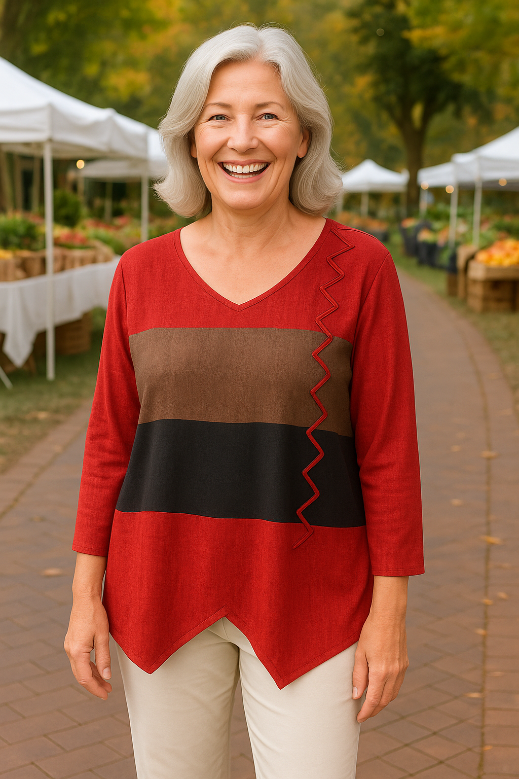 Mireille | V-Neck Blouse