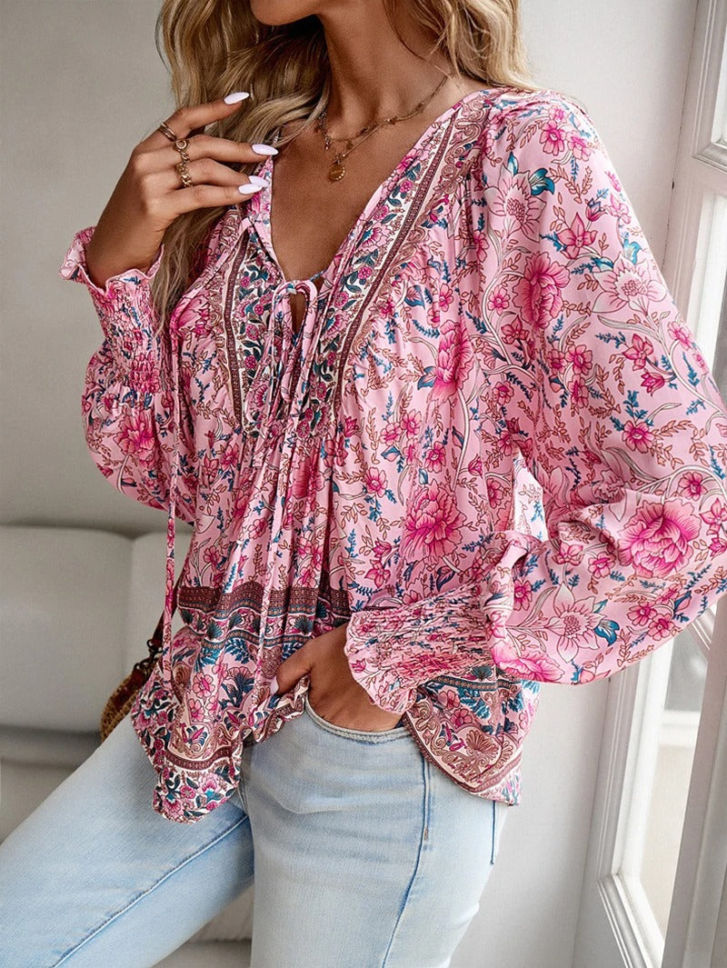 Elara | Floral Relaxed Blouse
