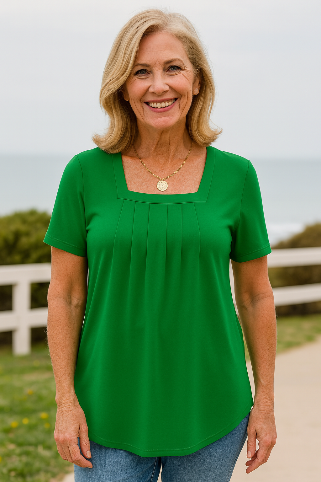 Maris | Pleated Comfort Top