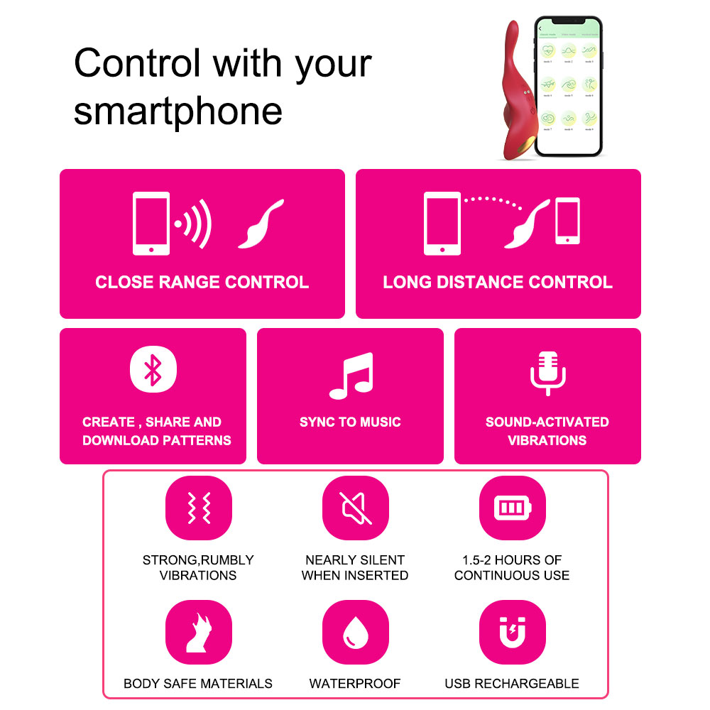 Wearable vibrator with App control NBQ-A813
