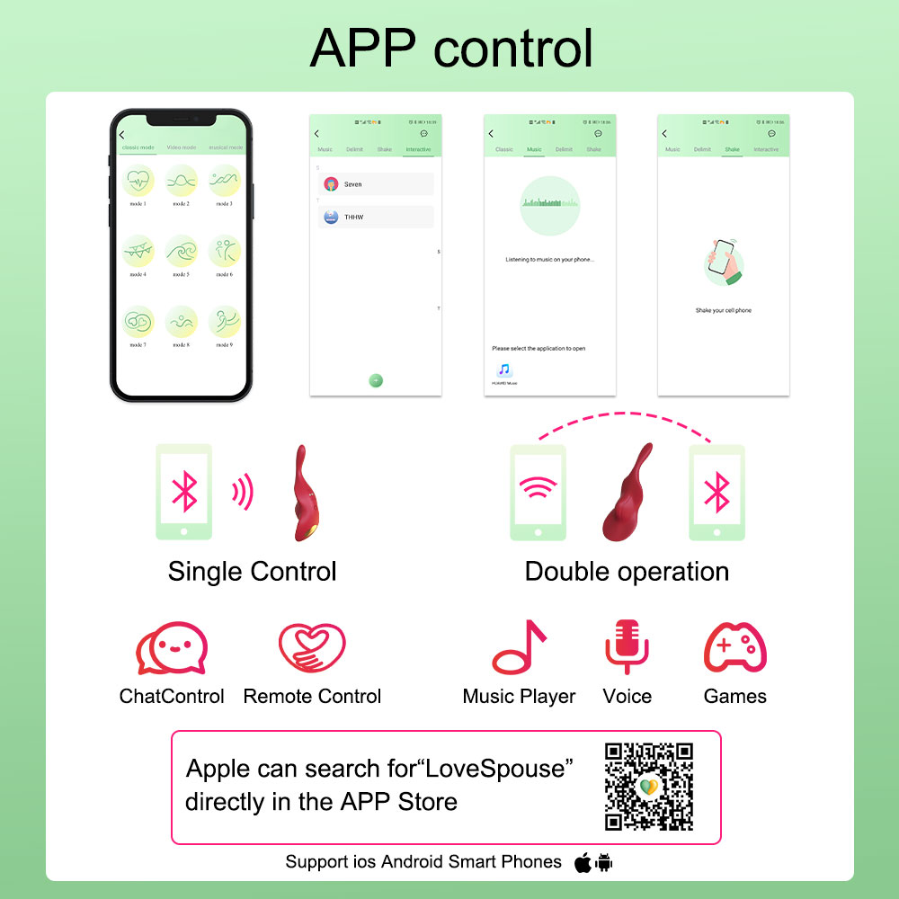 Wearable vibrator with App control NBQ-A813
