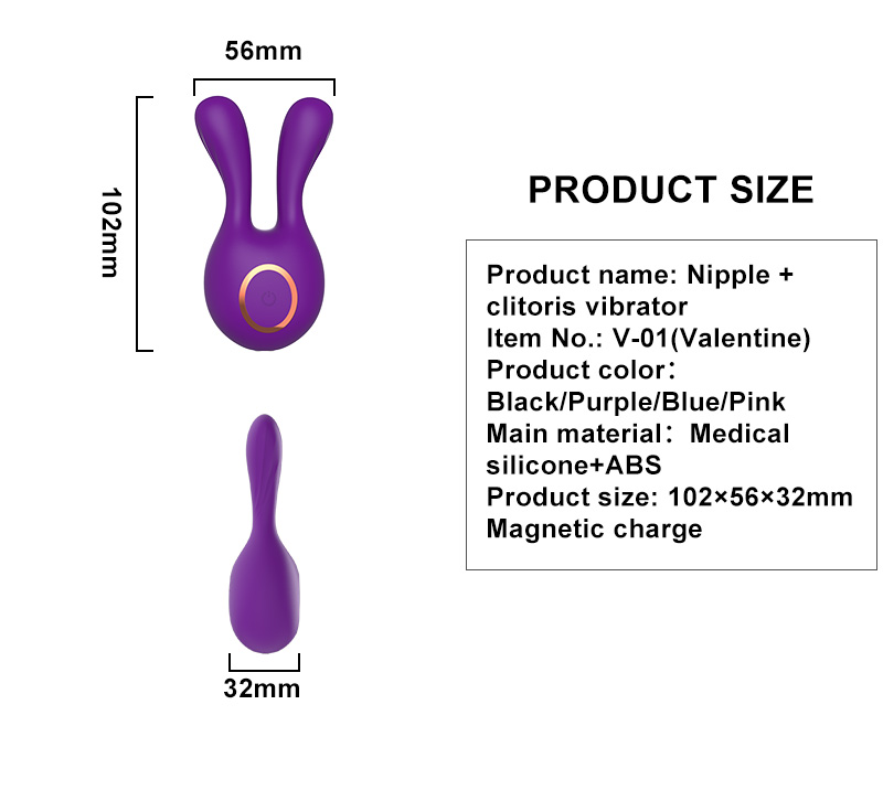 Nipple +clitoris vibrator