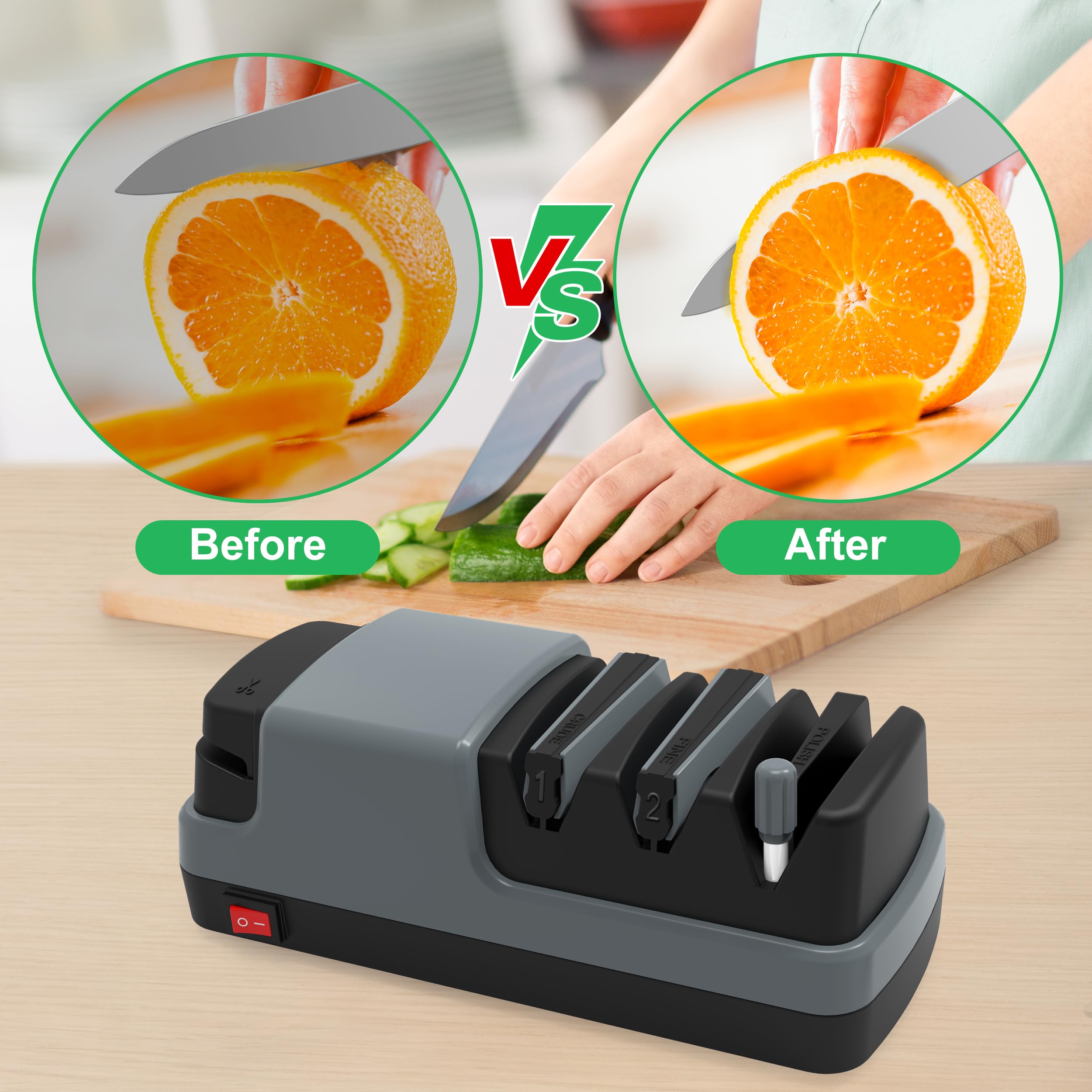 Sharpigo SA70 Pro 4-Stage Electric Knife Sharpener