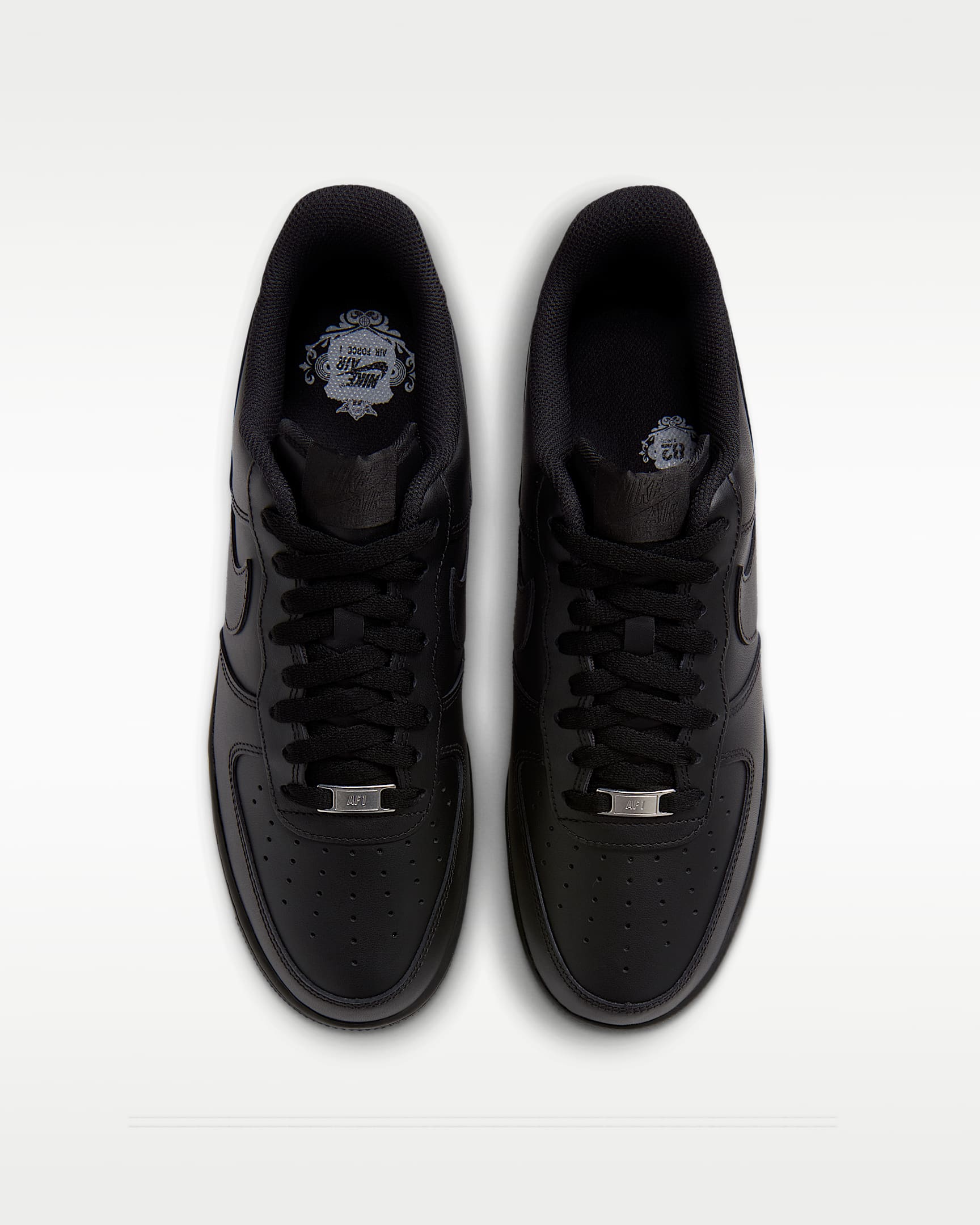 나이키 에어 포스 1 '07 남성 신발 - 블랙/블랙