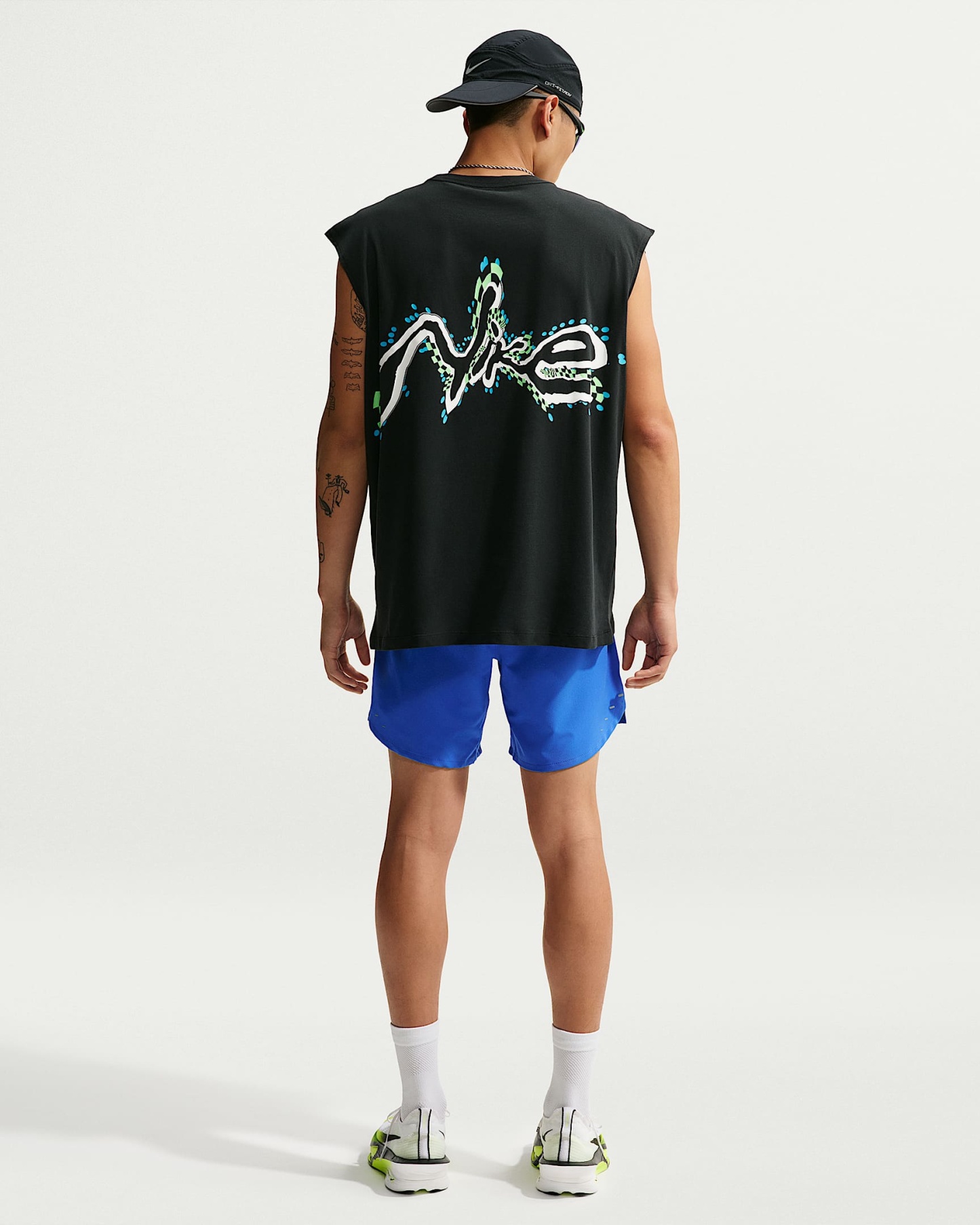 나이키 스트라이드 남성 드라이 핏 7인치 브리프 라인드 러닝 쇼츠 - 하이퍼 로얄