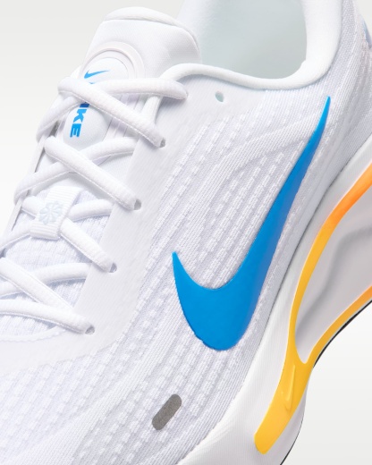 나이키 저니 런 남성 로드 러닝화 - 화이트/토탈 오렌지/하이드로젠 블루/블루 크리스털