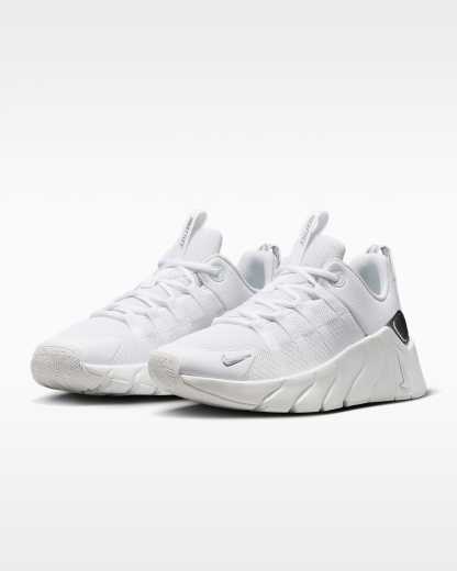 나이키 프리 메트콘 7 여성 트레이닝화 - 화이트/화이트/메탈릭 실버