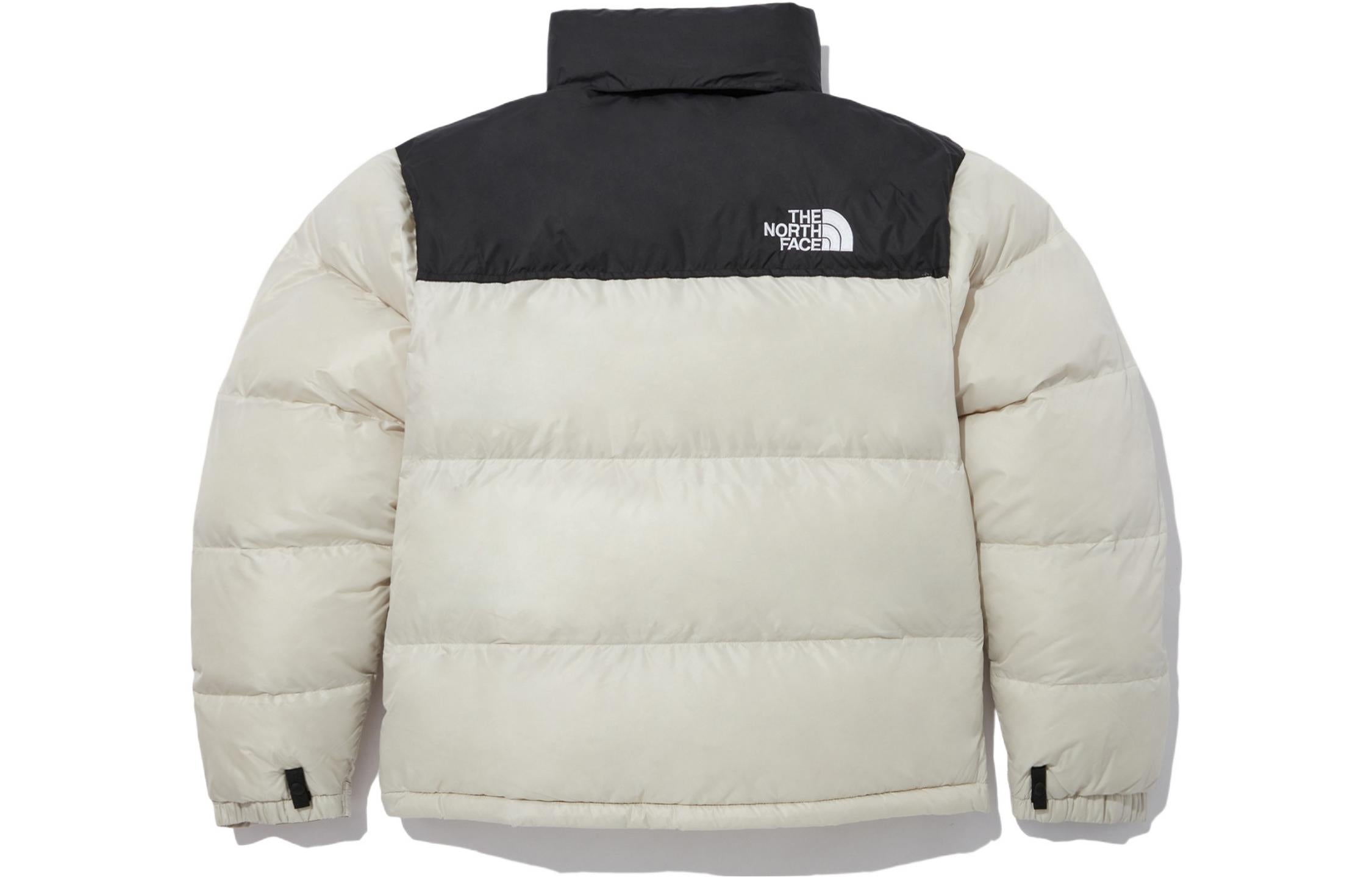 THE NORTH FACE FW22 Logo Nuptse Puffer Jacket 'Beige' NJ1DN60B - 1_27f05838-1752-4eae-98c5-b25bbdd525bb