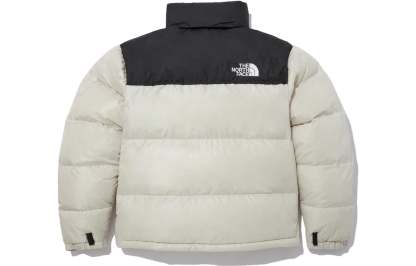 THE NORTH FACE FW22 Logo Nuptse Puffer Jacket 'Beige' NJ1DN60B - 1_27f05838-1752-4eae-98c5-b25bbdd525bb