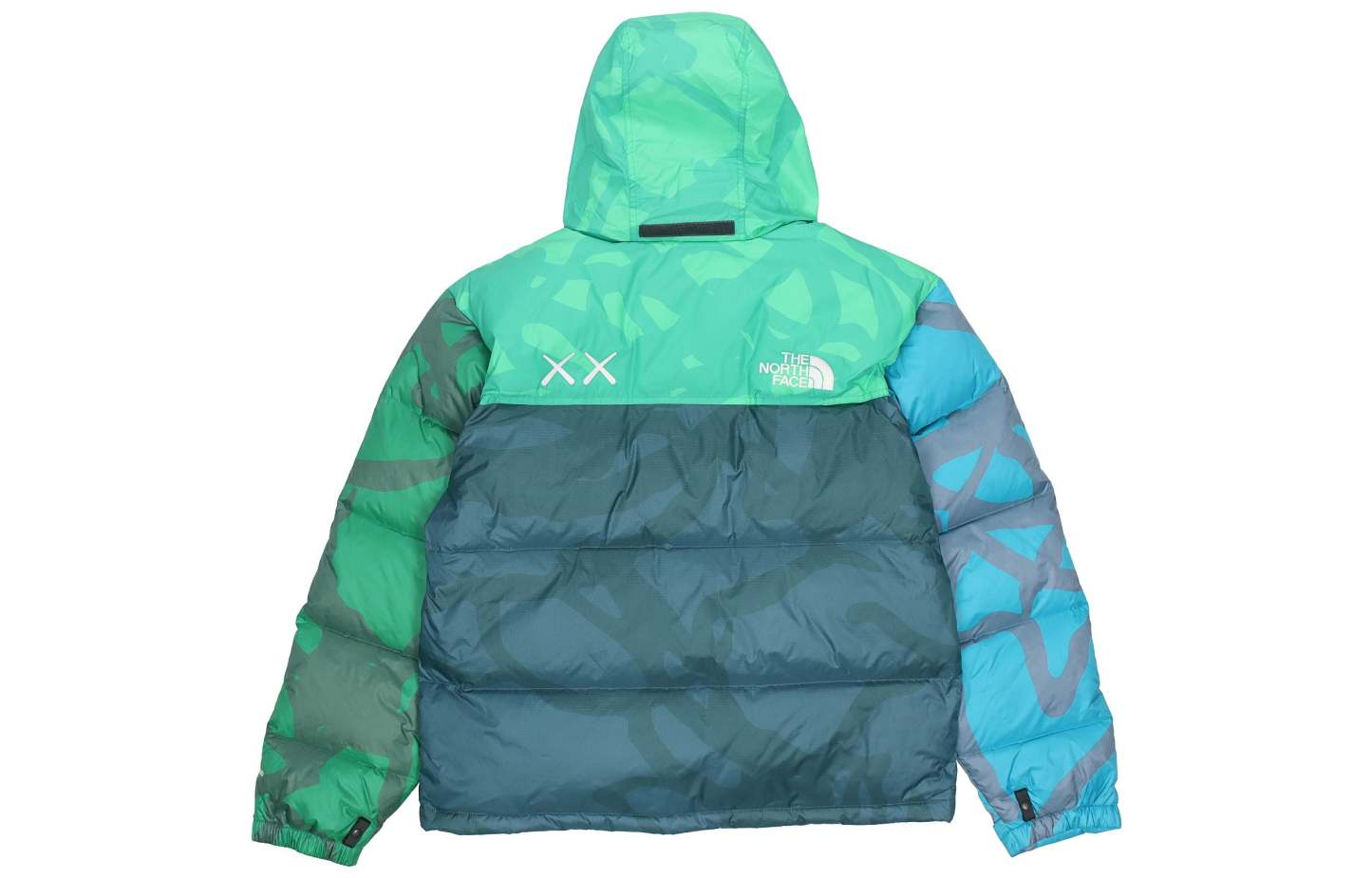 THE NORTH FACE X Kaws 1996 Nuptse 700 Jacket 'Green' NF0A7WLU-75B - 1_2f58a1a9-cb2d-43c4-a820-3370d1d56d63