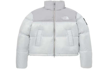 (WMNS) The North Face White Label Novelty Nuptse Down Jacket Asia Sizing 'Ice Grey' NJ1DP85L - 1_39f1ac2d-76f1-4655-a3b4-6877406efb8c