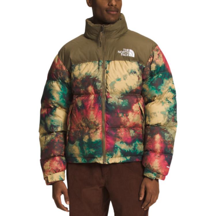 THE NORTH FACE 1996 Retro Nuptse Jacket ANTELOPE TAN ICE DYE PRINT NF0A5IX4-94B - 1_53101acc-f6aa-4d9b-be70-b796ed7e0aa7