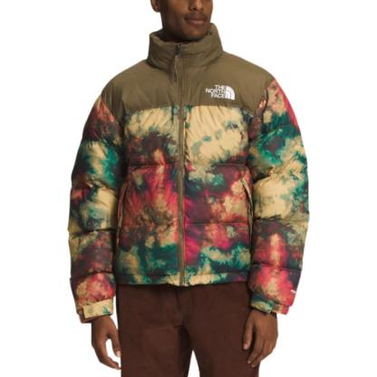 THE NORTH FACE 1996 Retro Nuptse Jacket ANTELOPE TAN ICE DYE PRINT NF0A5IX4-94B - 1_53101acc-f6aa-4d9b-be70-b796ed7e0aa7