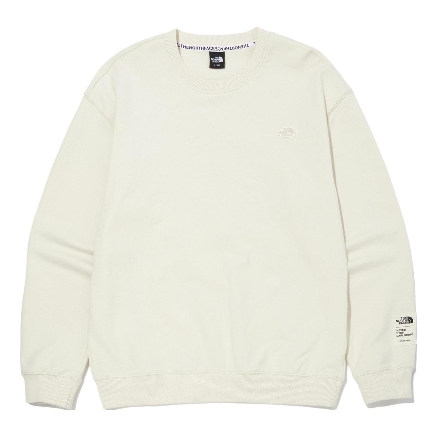 THE NORTH FACE SS22 ESSENTIAL Logo Sweater 'Beige' NM5MN00B - 1_636474e6-76a2-4ee0-bb19-187213499684